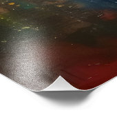 Ballet Dancer Abstrakt Art Fotodruck (Ecke)
