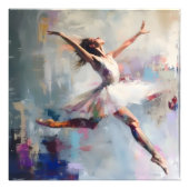 Ballet Dancer Abstrakt Art Fotodruck (Vorne)