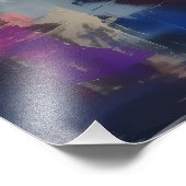 Ballet Dancer Abstrakt Art Fotodruck (Ecke)