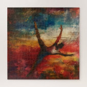 Ballet Dancer Abstrakt Art Puzzle (Horizontal)