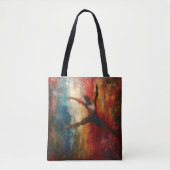 Ballet Dancer Abstrakt Art Tasche (Vorderseite)
