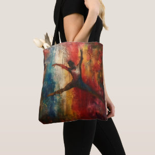 Ballet Dancer Abstrakt Art Tasche