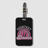 Ballet Dancer ADD TEXT Classic Dance Performer Gepäckanhänger (Vorderseite Vertikal)