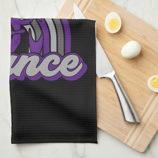 Ballet Dancer ADD TEXT Classic Dance Performer Geschirrtuch (Viertel Falte)