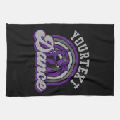 Ballet Dancer ADD TEXT Classic Dance Performer Geschirrtuch (Horizontal)