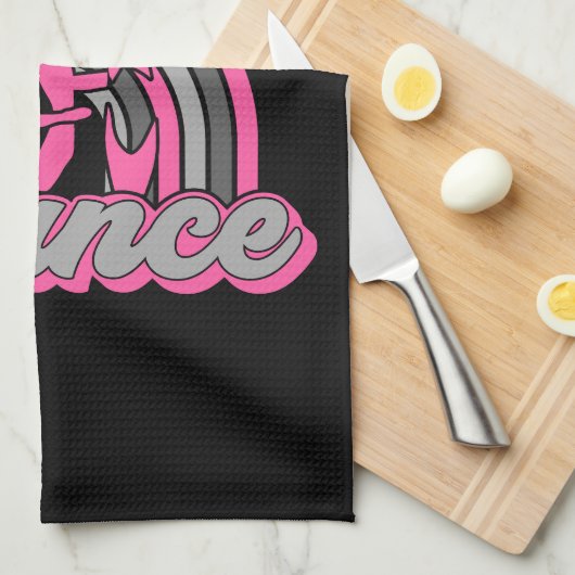 Ballet Dancer ADD TEXT Classic Dance Performer Geschirrtuch (Viertel Falte)