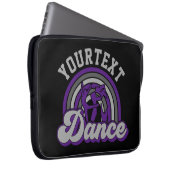 Ballet Dancer ADD TEXT Classic Dance Performer Laptopschutzhülle (Vorne Rechts)