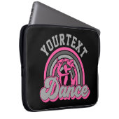 Ballet Dancer ADD TEXT Classic Dance Performer Laptopschutzhülle (Vorne Rechts)