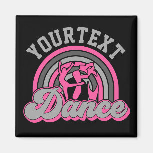 Ballet Dancer ADD TEXT Classic Dance Performer Magnet