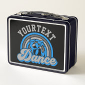 Ballet Dancer ADD TEXT Classic Dance Performer Metall Brotdose (Rückseite)