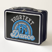 Ballet Dancer ADD TEXT Classic Dance Performer Metall Brotdose (Vorderseite)