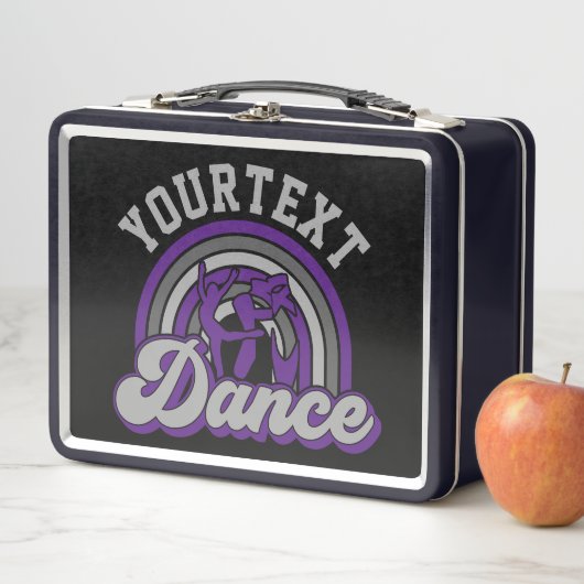 Ballet Dancer ADD TEXT Classic Dance Performer Metall Brotdose (Beispiel)