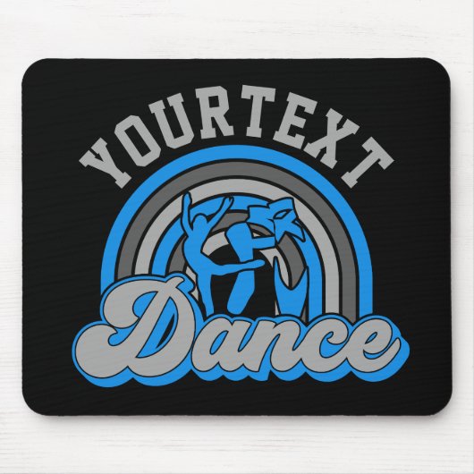 Ballet Dancer ADD TEXT Classic Dance Performer Mousepad (Vorne)