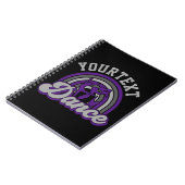 Ballet Dancer ADD TEXT Classic Dance Performer Notizblock (Linke Seite)