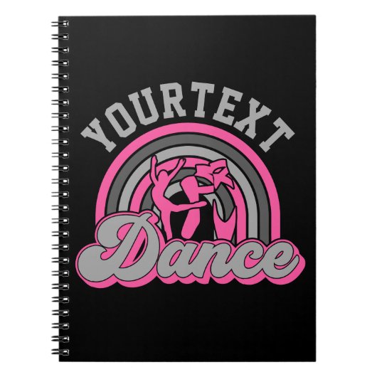 Ballet Dancer ADD TEXT Classic Dance Performer Notizblock (Vorderseite)