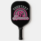 Ballet Dancer ADD TEXT Classic Dance Performer Pickleball Schläger (Vorderseite)