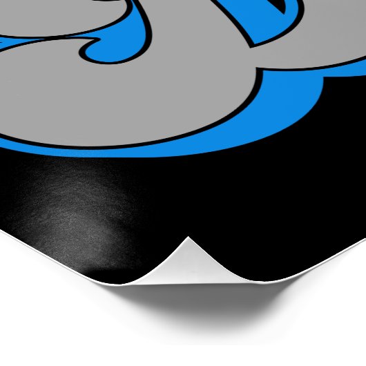 Ballet Dancer ADD TEXT Classic Dance Performer Poster (Ecke)