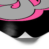 Ballet Dancer ADD TEXT Classic Dance Performer Poster (Ecke)