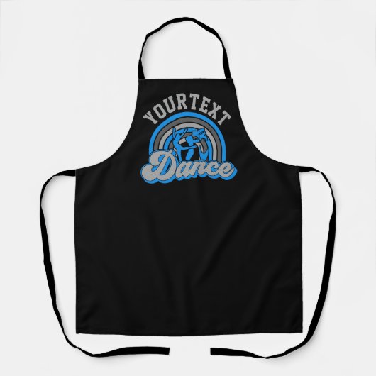 Ballet Dancer ADD TEXT Classic Dance Performer Schürze (Vorderseite)