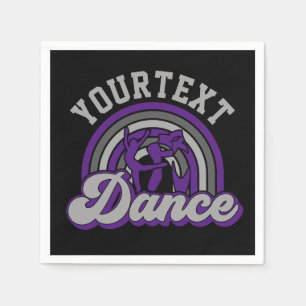 Ballet Dancer ADD TEXT Classic Dance Performer Serviette