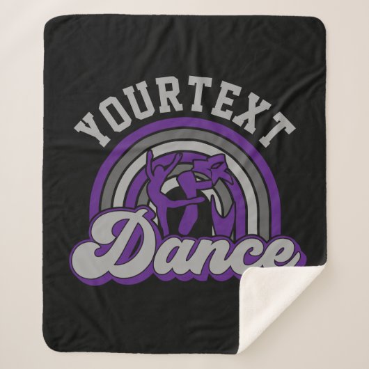 Ballet Dancer ADD TEXT Classic Dance Performer Sherpadecke (Vorderseite)