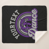 Ballet Dancer ADD TEXT Classic Dance Performer Sherpadecke (Vorderseite (Horizontal))