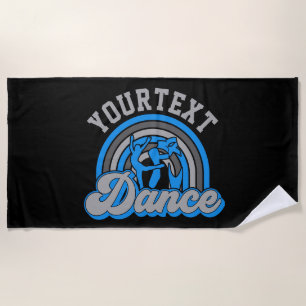 Ballet Dancer ADD TEXT Classic Dance Performer Strandtuch