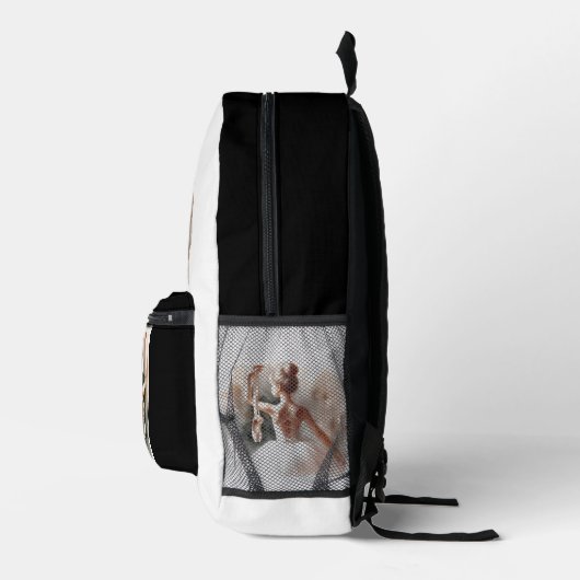 Ballet Dancer Backpack - Elegant & Chic Bedruckter Rucksack (Rechts)