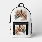 Ballet Dancer Backpack - Elegant & Chic Bedruckter Rucksack (Vorderseite)