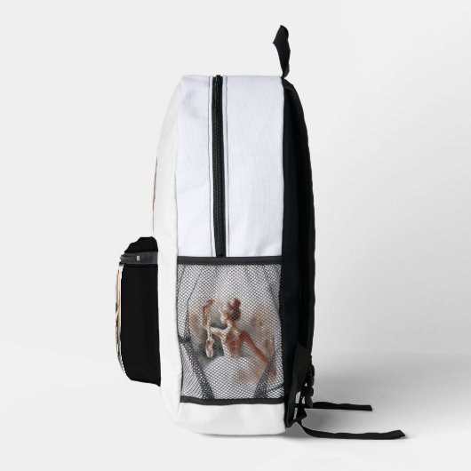 Ballet Dancer Backpack - Elegant & Chic Bedruckter Rucksack (Rechts)