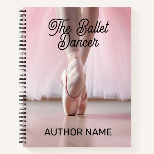 Ballet Dancer Book Cover Inspiration Notebook Notizblock (Vorderseite)