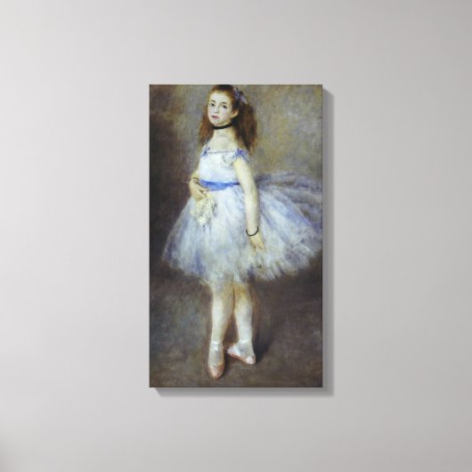 Ballet Dancer by Pierre Renoir, Vintage Kunst Leinwanddruck (Vorderseite)