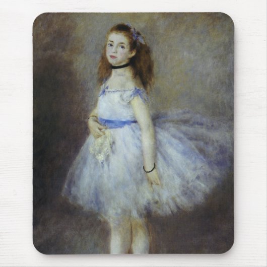 Ballet Dancer by Pierre Renoir, Vintage Kunst Mousepad (Vorne)