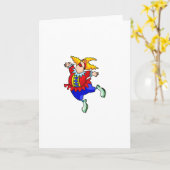 Ballet Dancer Clown Karte (Gelbe Blume)