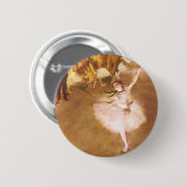 Ballet Dancer Degas Star Painting Button (Vorne & Hinten)