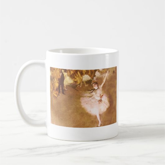 Ballet Dancer Degas Star Painting Kaffeetasse (Links)