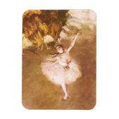 Ballet Dancer Degas Star Painting Magnet (Vertikal)