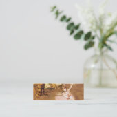 Ballet Dancer Degas Star Painting Mini Visitenkarte (Stehend Vorderseite)