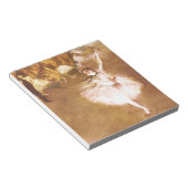 Ballet Dancer Degas Star Painting Notizblock (angewinkelt)