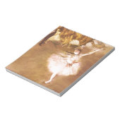 Ballet Dancer Degas Star Painting Notizblock (Rotiert)