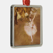 Ballet Dancer Degas Star Painting Ornament Aus Metall (Rechts)
