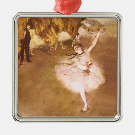 Ballet Dancer Degas Star Painting Ornament Aus Metall (Vorne)