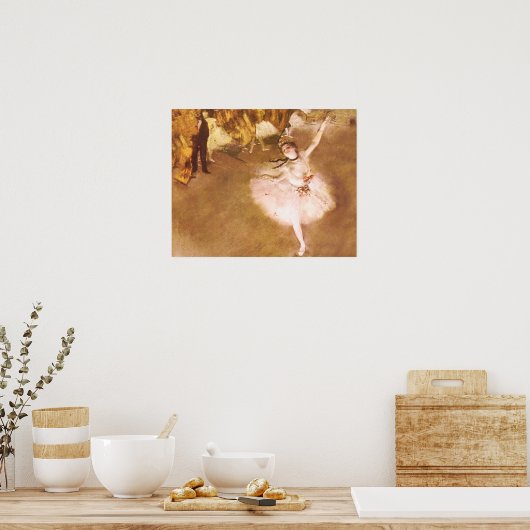 Ballet Dancer Degas Star Painting Poster (Küche)