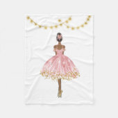 Ballet Dancer Fleecedecke (Vorderseite)