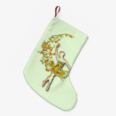 Ballet Dancer Girl Weihnachts-Strumpf Kleiner Weihnachtsstrumpf (Vorderansicht (hängend))