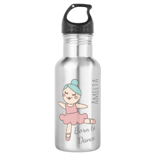 Ballet Dancer Girl's Personalisiert Edelstahlflasche
