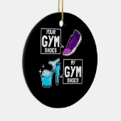 Ballet Dancer Gym Shoes Keramik Ornament (Rechts)