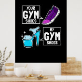 Ballet Dancer Gym Shoes Poster (Küche)