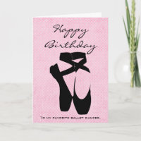 Ballet Dancer Happy Birthday
