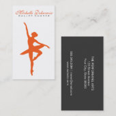 Ballet Dancer II Visitenkarte (Vorne/Hinten)